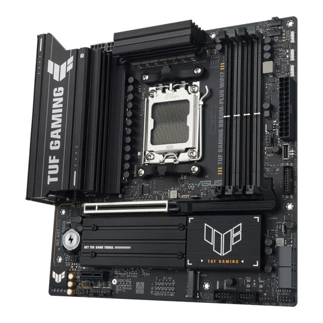 ASUS TUF GAMING B850M-PLUS WIFI7, AM5,B850,4DDR5 256GB,PCIe5.0,M.2x3,WiFi7,BT5.4,2.5GbE,USB20G,DP,HDMI,mATX,3yr wty - Image 4