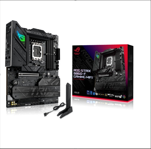 ASUS ROG STRIX B860-F GAMING WIFI LGA1851 ATX Motherboard 256GB, DDR5, 1 x PCIe 5.0, 4 x M.2 slots, 4 x SATA, WiFi 7, 1 x HDMI, 1 x DP - Image 4
