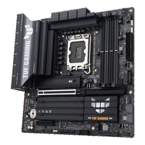 ASUS TUF GAMING B860M-PLUS WIFI LGA1851 mATX Motherboard 256GB, DDR5, 1 x PCIe 5.0,  3 x M.2 slots,  4 x SATA, WiFi 7, 1 x HDMI, 1 x DP - Image 2