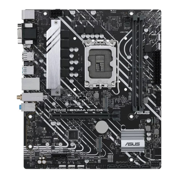 ASUS H610M-A WIFI D4-CSM PRIME mATX, LGA1700, Intel H610, 2xDDR4 64GB, PCIe 4.0 x16, 2xM.2, 4xSATA, Wi-Fi 5, 1GbE
