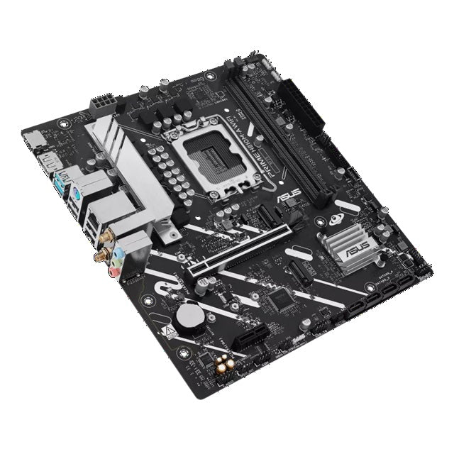 ASUS PRIME H810M-A WIFI-CSM Micro-ATX Motherboard Up to 128GB DDR5 (2x Slots), 1 x PCIe 4.0 x16, 2 x M.2, 4 x SATA, WiFi 6, HDMI, DP - Image 2