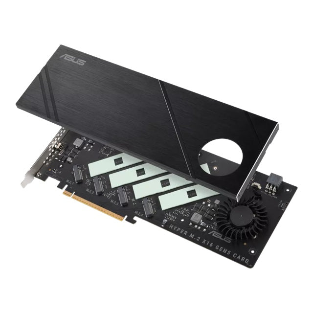 ASUS HYPER M.2 X16 GEN5 CARD (PCIe 5.0/4.0) Supports up to four NVMe M.2 (2242/2260/2280/22110) devices at up to 512 Gbps for RAID functions - Image 3