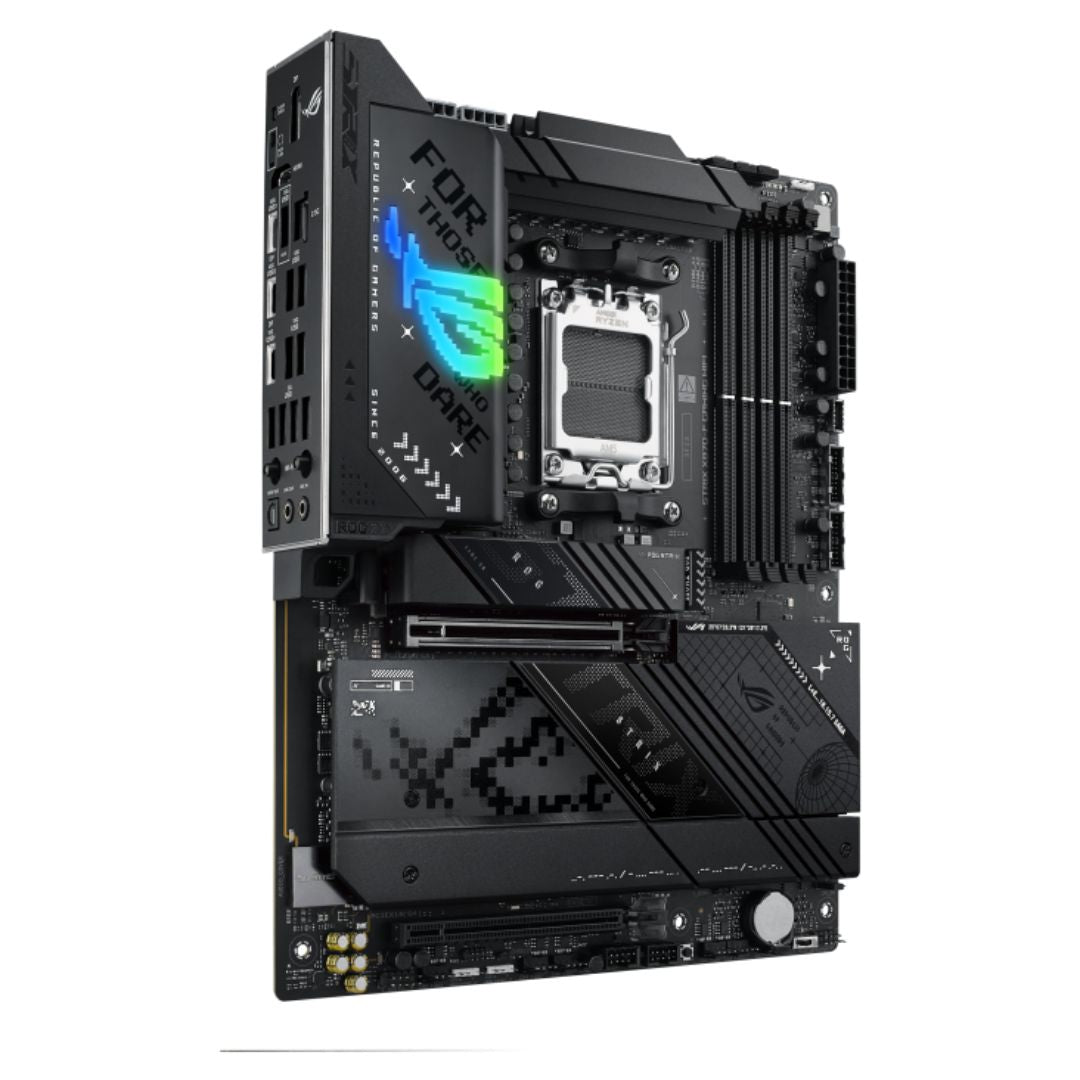 ASUS AMD ROG STRIX X870-F GAMING WIFI (AM5) ATX Motherboard, DDR5 192GB, 1x PCIe 5.0 x16 slot, 4 x M.2 slots, 2x SATA, Wi-Fi 7, 1 x HDMI, 1 x DP2 - Image 3