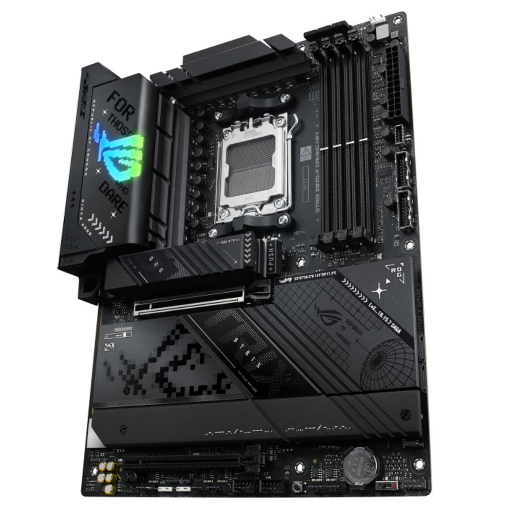 ASUS AMD ROG STRIX X870-F GAMING WIFI (AM5) ATX Motherboard, DDR5 192GB, 1x PCIe 5.0 x16 slot, 4 x M.2 slots, 2x SATA, Wi-Fi 7, 1 x HDMI, 1 x DP2 - Image 4