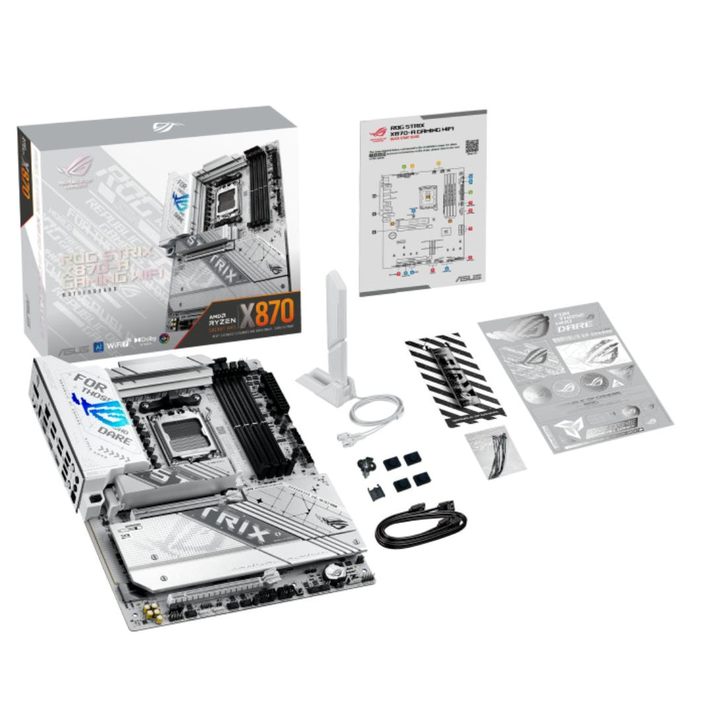 ASUS AMD ROG STRIX X870-A GAMING WIFI (AM5) ATX Motherboard, DDR5 192GB, 1x PCIe 5.0 x16 slot, 4 x M.2 slots, 2x SATA, Wi-Fi 7, 1 x HDMI, 1 x DP - Image 4