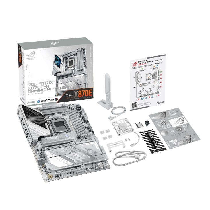 ASUS AMD ROG STRIX X870E-A GAMING NEO (AM5) ATX Motherboard, DDR5 256GB, PCIe 5.0, 4x M.2, 1x HDMI, Wi-Fi 7, 5Gb LAN, USB4, 4K, ATX - Image 4