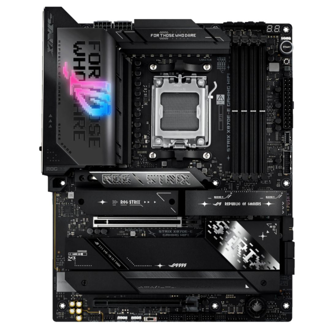 ASUS AMD ROG STRIX X870E-E GAMING WIFI (AM5) ATX Motherboard, DDR5 192GB, 1x PCIe 5.0 x16 slot, 5x M.2 slots, 4x SATA, Wi-Fi 7, Realtek 5Gb Ethernet - Image 5