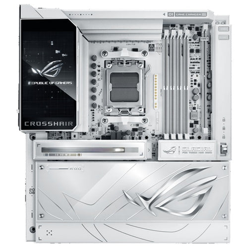 ASUS AMD ROG CROSSHAIR X870E GLACIAL, AM5, X870E, DDR5 256GB, PCIe 5.0, 7x M.2, Wi-Fi 7, Dual 10GbE, USB4, E-ATX, 2yr wty - Image 1