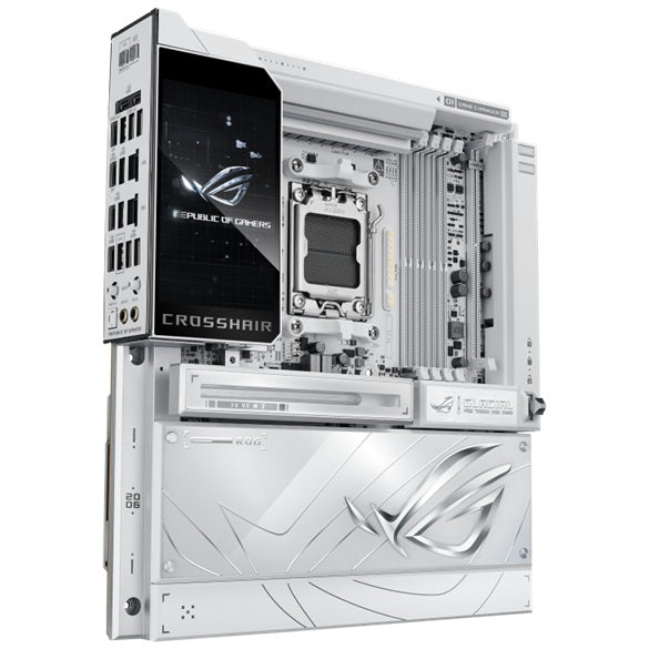 ASUS AMD ROG CROSSHAIR X870E GLACIAL, AM5, X870E, DDR5 256GB, PCIe 5.0, 7x M.2, Wi-Fi 7, Dual 10GbE, USB4, E-ATX, 2yr wty - Image 2