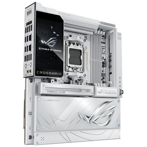 ASUS AMD ROG CROSSHAIR X870E GLACIAL, AM5, X870E, DDR5 256GB, PCIe 5.0, 7x M.2, Wi-Fi 7, Dual 10GbE, USB4, E-ATX, 2yr wty - Image 2