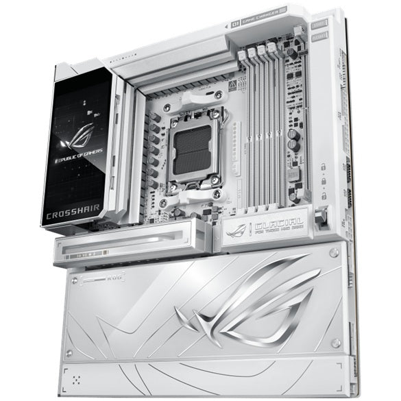 ASUS AMD ROG CROSSHAIR X870E GLACIAL, AM5, X870E, DDR5 256GB, PCIe 5.0, 7x M.2, Wi-Fi 7, Dual 10GbE, USB4, E-ATX, 2yr wty - Image 3