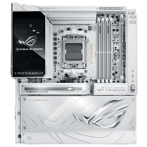 ASUS AMD ROG CROSSHAIR X870E GLACIAL, AM5, X870E, DDR5 256GB, PCIe 5.0, 7x M.2, Wi-Fi 7, Dual 10GbE, USB4, E-ATX, 2yr wty - Image 5