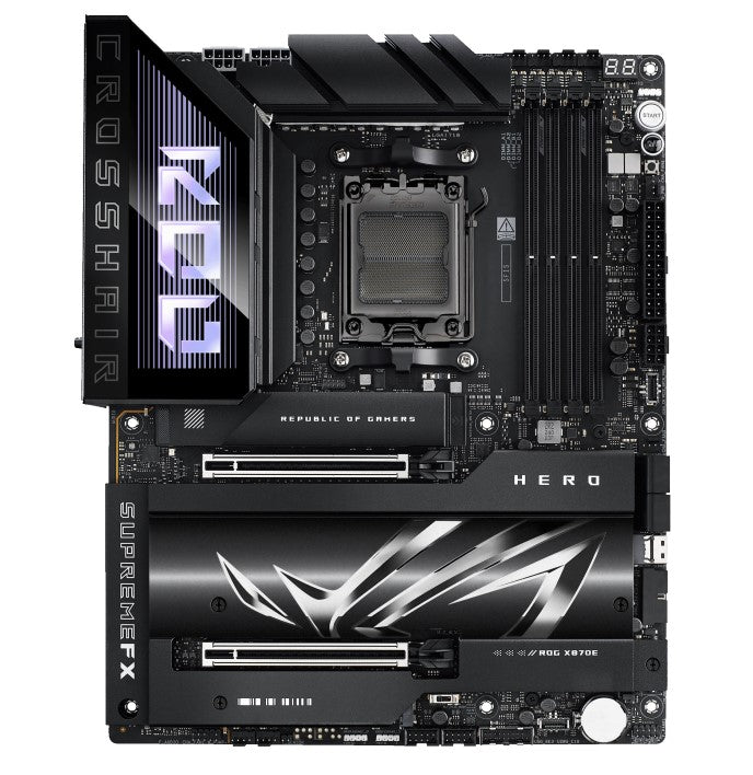 ASUS AMD ROG CROSSHAIR X870E HERO (AM5) ATX Motherboard, DDR5 256GB, 2x PCIe 5.0 x16, 5x M.2, 4x SATA, 5GbE + 2.5GbE LAN, Wi-Fi 7, USB4 - Image 5