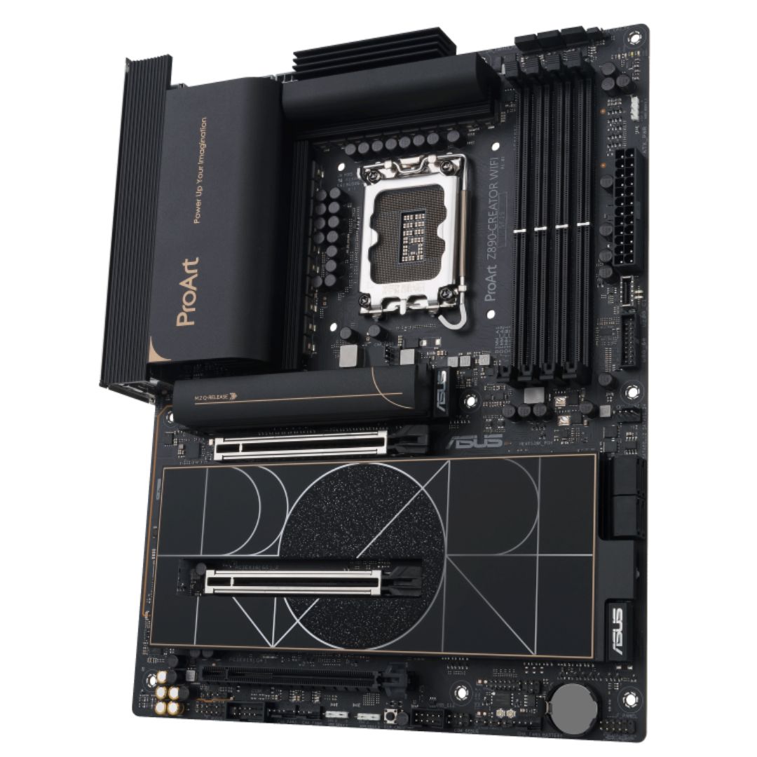 ASUS ProArt Z890-CREATOR WIFI MB, Z890, 4x DDR5, 3x PCI-E 5.0/4.0 x16, 5x M.2, 4x SATA3, 6x USB-A 3.2, 3x Thunderbolt, HDMI 2.1, ATX, 12.5GbE, WIFI 7 - Image 2
