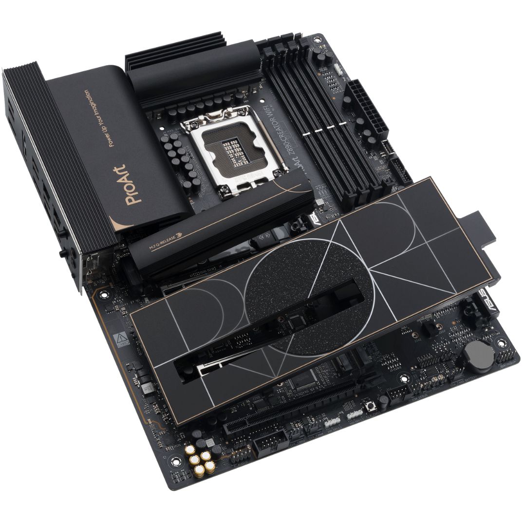 ASUS ProArt Z890-CREATOR WIFI MB, Z890, 4x DDR5, 3x PCI-E 5.0/4.0 x16, 5x M.2, 4x SATA3, 6x USB-A 3.2, 3x Thunderbolt, HDMI 2.1, ATX, 12.5GbE, WIFI 7 - Image 3