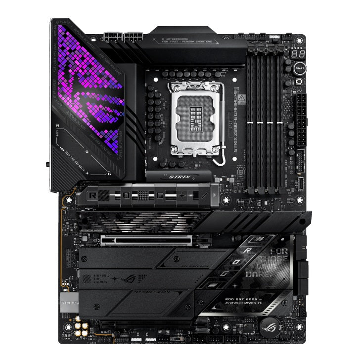 ASUS ROG STRIX Z890-E GAMING WIFI, ATX Motherboard, Intel Z890, LGA1851, DDR5 256GB, PCIe 5.0, 7× M.2, Wi-Fi 7, 5GbE, 2× Thunderbolt 4 - Image 1