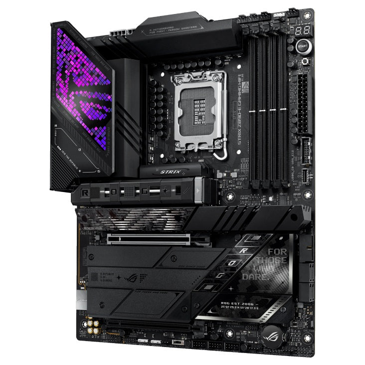 ASUS ROG STRIX Z890-E GAMING WIFI, ATX Motherboard, Intel Z890, LGA1851, DDR5 256GB, PCIe 5.0, 7× M.2, Wi-Fi 7, 5GbE, 2× Thunderbolt 4 - Image 2
