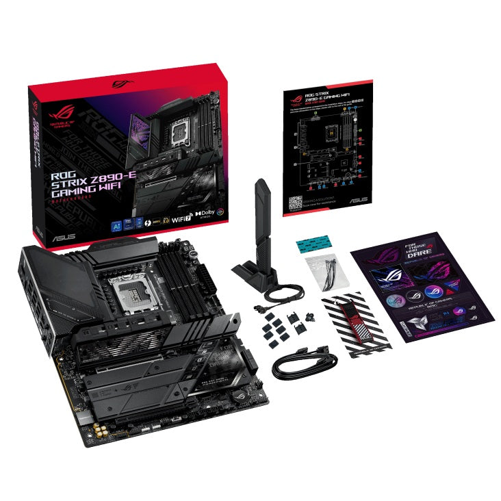 ASUS ROG STRIX Z890-E GAMING WIFI, ATX Motherboard, Intel Z890, LGA1851, DDR5 256GB, PCIe 5.0, 7× M.2, Wi-Fi 7, 5GbE, 2× Thunderbolt 4 - Image 4