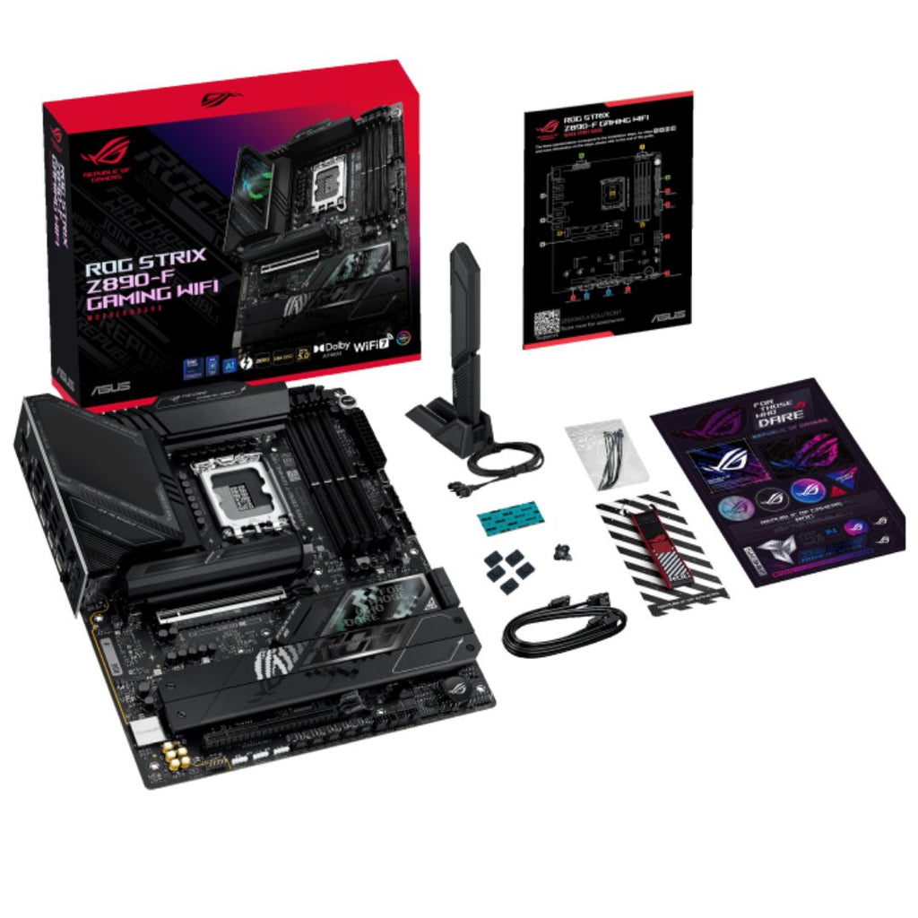 ASUS ROG STRIX Z890-F GAMING WIFI LGA1851 ATX Motherboard 192GB, DDR5, 1 x PCIe 5.0 x16 slots, 5 x M.2 slots, 4 x SATA 6Gb/s - Image 4