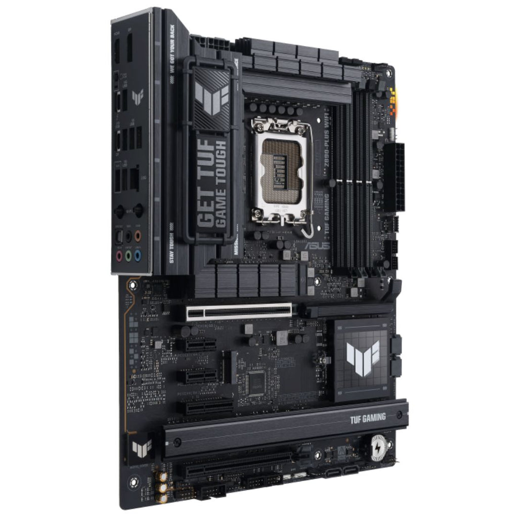 ASUS TUF GAMING Z890-PLUS WIFI LGA1851 ATX Motherboard 192GB,  DDR5, 1 x PCIe 5.0 x16 slots, 4 x M.2 slots, 4 x SATA 6Gb/s - Image 2