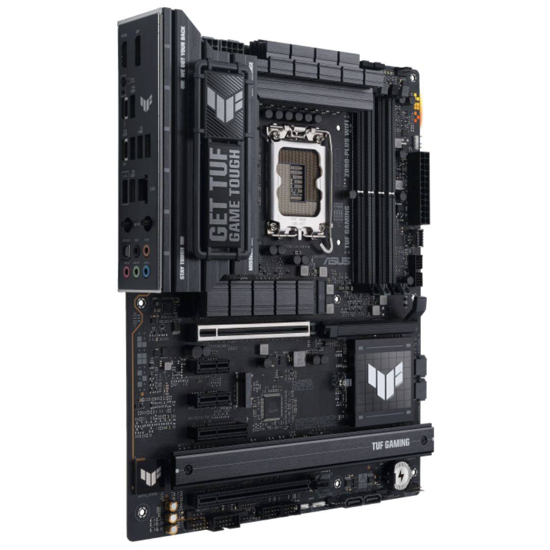 ASUS TUF GAMING Z890-PLUS WIFI LGA1851 ATX Motherboard 192GB,  DDR5, 1 x PCIe 5.0 x16 slots, 4 x M.2 slots, 4 x SATA 6Gb/s - Image 2