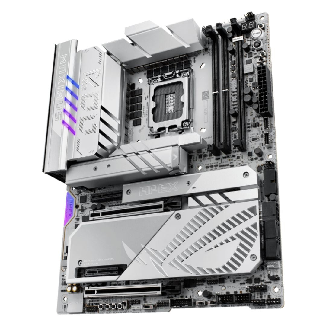 ASUS ROG MAXIMUS Z890 APEX LGA1851 ATX Motherboard 96GB, 2x DDR5, 2 x PCIe 5.0 x16 slots, 6 x M.2 slots, 4 x SATA 6Gb/s - Image 2