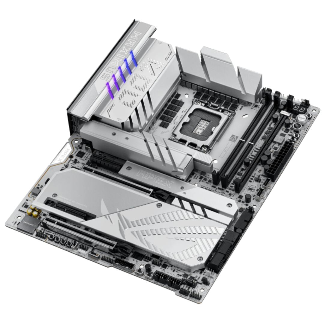 ASUS ROG MAXIMUS Z890 APEX LGA1851 ATX Motherboard 96GB, 2x DDR5, 2 x PCIe 5.0 x16 slots, 6 x M.2 slots, 4 x SATA 6Gb/s - Image 3
