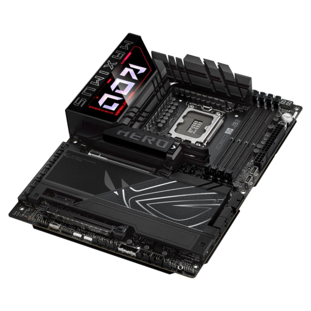 ASUS ROG MAXIMUS Z890 HERO LGA1851 ATX Motherboard 192GB, DDR5, 1 x PCIe 5.0 x16 slots, 6 x M.2 slots,1 x SlimSAS, 4 x SATA 6Gb/s - Image 3