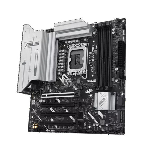 ASUS PRIME Z890M-PLUS WIFI-CSM LGA1851 mATX Motherboard, DDR5 256GB, PCIe 5.0, 3×M.2, 2.5GbE, Wi-Fi 7, USB 20Gbps Type-C - Image 2
