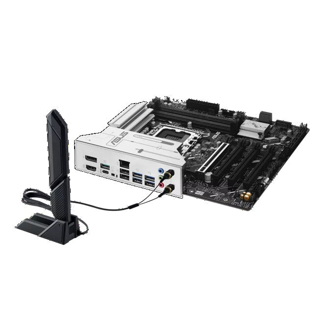 ASUS PRIME Z890M-PLUS WIFI-CSM LGA1851 mATX Motherboard, DDR5 256GB, PCIe 5.0, 3×M.2, 2.5GbE, Wi-Fi 7, USB 20Gbps Type-C - Image 3