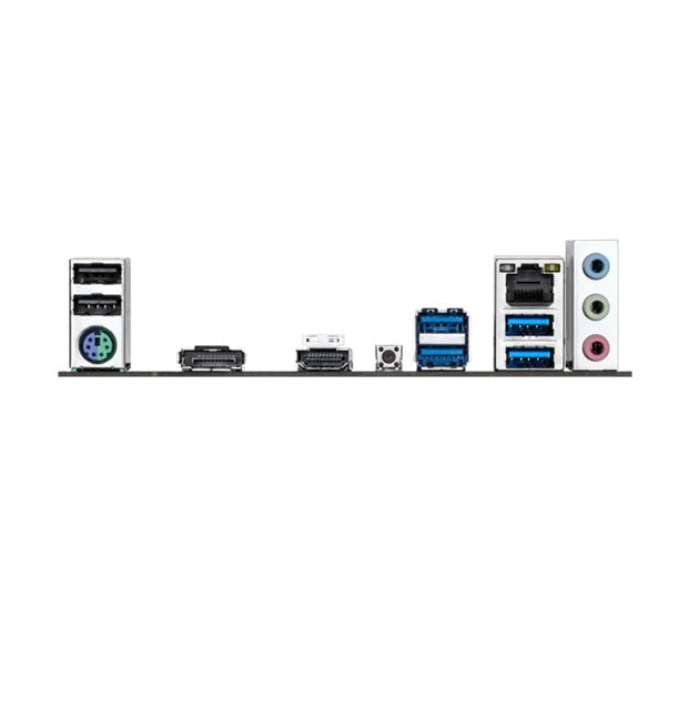 Gigabyte B550M H ARGB Micro-ATX AMD B550 motherboard with AM4 support, PCIe 4.0, DDR4 up to 5100MHz OC, HDMI 2.1, DP 1.4, M.2, and Gigabit LAN - Image 4