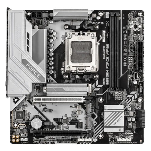 Gigabyte B650EM FORCE WF6E, AM5, Support for DDR5,  1 x HDMI port, 1 x PCI Express x16 , 3x  M.2. 4x USB 3.2 - Image 2