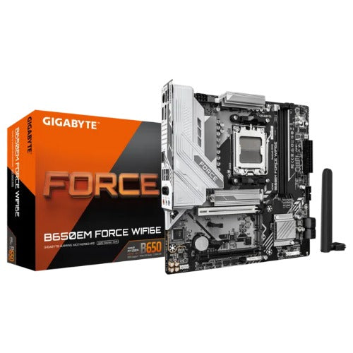 Gigabyte B650EM FORCE WF6E, AM5, Support for DDR5,  1 x HDMI port, 1 x PCI Express x16 , 3x  M.2. 4x USB 3.2 - Image 5