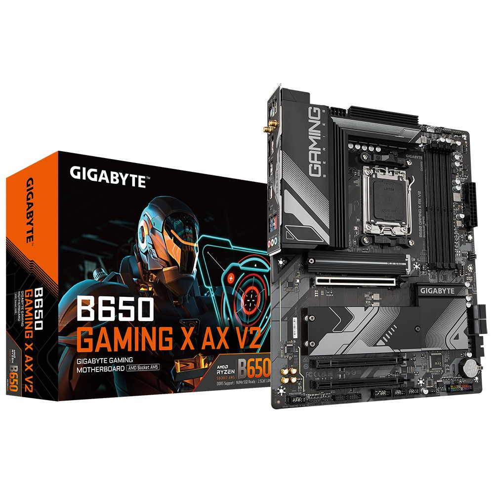 Gigabyte B650 GAMING X AX V2 AMD AM5 ATX Motherboard 4x DDR5~128GB,2x PCIe x16, 3x M.2, 4x SATA 6, 4x USB 3.2, 1x USB-C, 3x USB 2.0 - Image 5