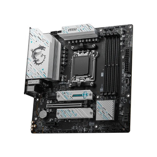 MSI B650M GAMING PLUS WIF AMD AM5 mATX Motherboard, 4x DDR5, 1x PCI-E x16, 2x PCI-E x1, 2x M.2, 4x SATA,  2x USB 3.2,  4x USB 2.0, 1xUSB Type C - Image 3
