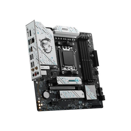MSI B650M GAMING PLUS WIF AMD AM5 mATX Motherboard, 4x DDR5, 1x PCI-E x16, 2x PCI-E x1, 2x M.2, 4x SATA,  2x USB 3.2,  4x USB 2.0, 1xUSB Type C - Image 4