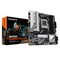 Gigabyte B650M GAMING PLUS WIFI, AMD AM5, 4 x DDR5up to 256 G, 1 x HDMI, 1 x PCI Express x16, 2 x M.2, 4 x SATA, 4 x USB 3.2 - Image 1