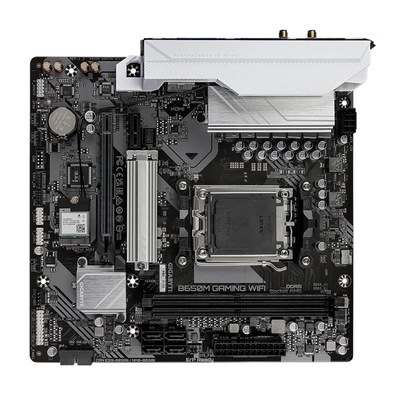 Gigabyte B650M GAMING WIFI, AMD AM5, 2 x DDR5 up to 128 GB, 1 x HDMI, 	1 x PCI Express x16, 1 x PCI Express x1, 1 x M.2, 4 x SATA, 4 x USB 3.2 - Image 3