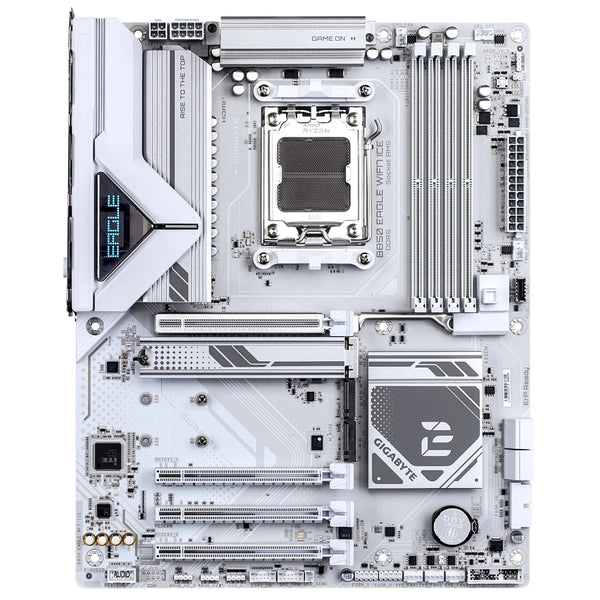 Gigabyte B850 EAGLE WF7 ICE, AMD AM5, 4 x DDR5 up to 256 GB,  1 x HDMI, 4 x PCI Express x16, 3 x M.2, 6 x USB 3.2, 2.5GbE LAN