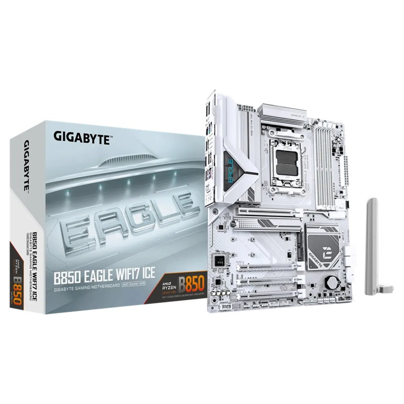 Gigabyte B850 EAGLE WF7 ICE, AMD AM5, 4 x DDR5 up to 256 GB,  1 x HDMI, 4 x PCI Express x16, 3 x M.2, 6 x USB 3.2, 2.5GbE LAN - Image 5