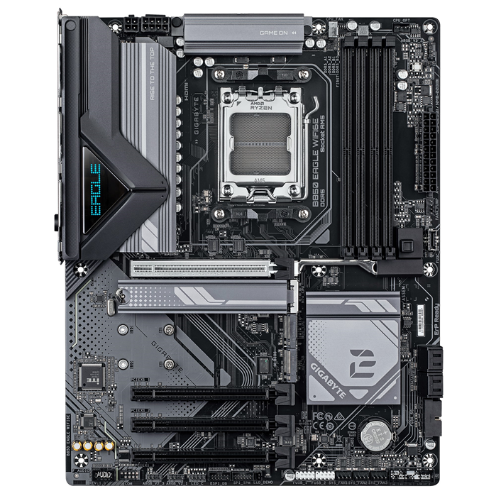 Gigabyte B850 EAGLE WIFI6E 1.0, AMD AM5, 4 x DDR5 up to 256 GB,  1 x HDMI, 4 x PCI Express x16, 3 x M.2, 4 x SATA, 6 x USB 3.2 - Image 2