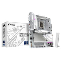 (LS) Gigabyte M/B B860 A ELITE WF7 ICE 1.0, Intel ® B860, 4 x DDR5 up to 256 GB, 2x HDMI, 3 x PCI Express x16, 3 x M.2, 4 x SATA, 6 x USB 3.2 - Image 1