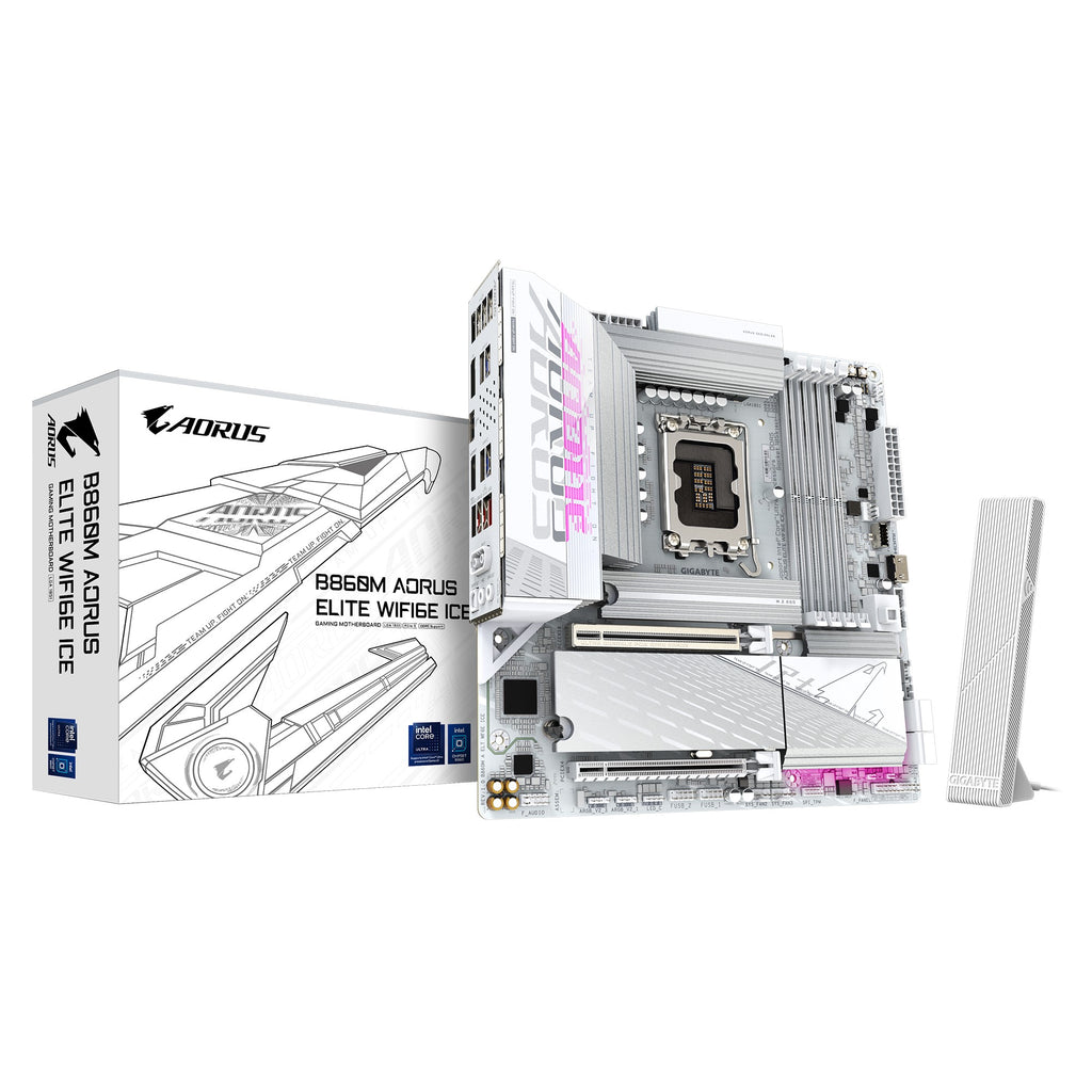 Gigabyte M/B B860M A ELT WF6E ICE 1.0, Intel ® B860, 4 x DDR5 up to 256 GB, 2x HDMI, 2 x PCI Express x16, 3 x M.2, 4 x SATA, 9x USB 3.2 - Image 4