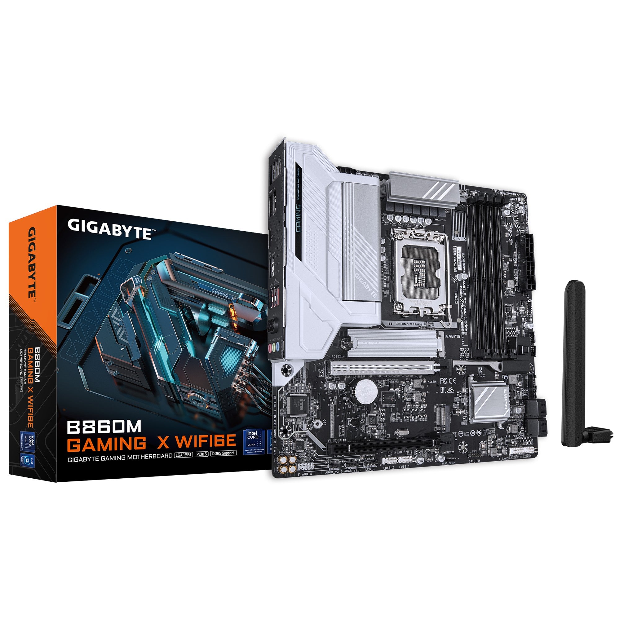 Gigabyte M/B B860M GAMING X WIFI6E 1.0, Intel ® B860, 4 x DDR5 up to 256 GB, 1x HDMI, 2 x PCI Express x16, 2 x M.2, 4 x SATA, 6x USB 3.2 - Image 4