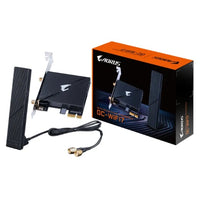 Gigabyte GC-WIFI7 Motherboard, Wi-Fi 7, up to 5800Mbps, up to 320MHz bandwidth support across the 2.4GHz, 5GHz, and 6GHz bands, 2Tx2R antenna, PCIe x1 - Image 1