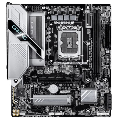 Gigabyte H810M G WIFI6 GEN5 MB Intel LGA 1851 ATX Motherboard, 2x DDR5 ~128GB, 1x PCI-E x16, 1x PCI-E x1, 1x M.2, 4x SATA, 3x USB 3.2, 3x USB 2.0 - Image 2