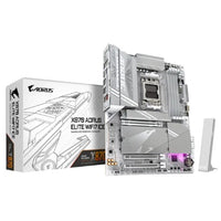 Gigabyte X870 AORUS ELITE WF7 ICE AMD AM5 ATX Motherboard 4x DDR5~256GB,3x PCIe x16, 4x M.2, 4x SATA 6, 4x USB 3.2, 4x USB2.0, 2x USB-C, - Image 1