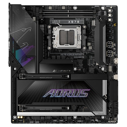 Gigabyte X870 AORUS ELITE WIFI7 AMD AM5 ATX Motherboard 4x DDR5~256GB,3x PCIe x16, 4x M.2, 4x SATA 6, 4x USB 3.2, 4x USB2.0, 2x USB-C, - Image 2