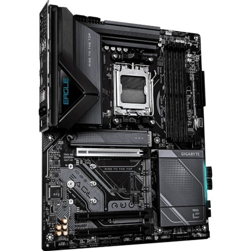 Gigabyte X870E EAGLE WIFI7 AM5 ATX, Ryzen 9000/8000/7000, 4×DDR5 256GB, PCIe 5.0 M.2, USB4, Wi-Fi 7, 5GbE LAN, ALC1220, HDMI, Q-Flash Plus - Image 3