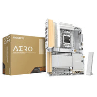 Gigabyte X870E AERO X3D WOOD AM5 DDR5 256GB USB4 Wi-Fi7 MT7927, RZ738 5GbE PCIe5 M.2 PCIe5/4 HDMI ALC1220 ATX - Image 1